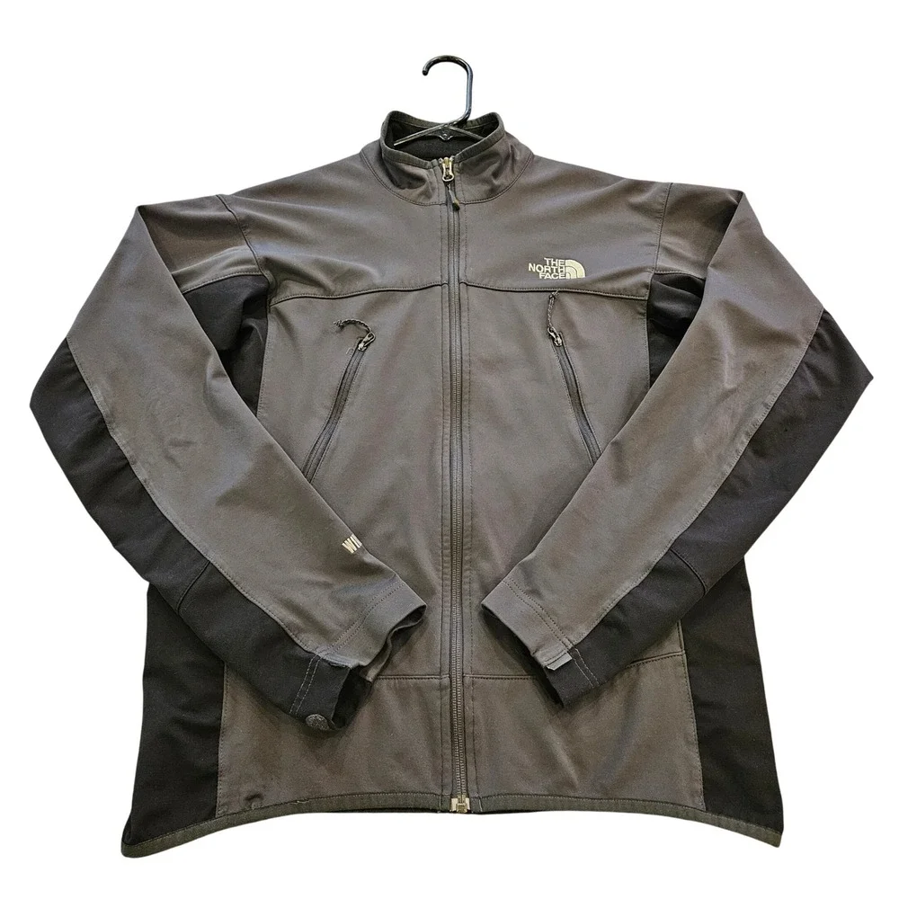 The‎ North Face Summit Series Windstopper Softshell Jacket Mens Small Grey Black